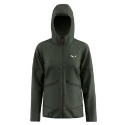 Kurtka z kapturem 2 w 1 damska Salewa Puez Hemp. Zielone kurtki przejściowe sportowe Salewa, l, bez wzorów, z elastanu, z kapturem, trekkingowe. Za 768.00 zł.