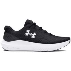 Buty do biegania damskie UA W Charged Surge 4 Under Armour 3027007. Czarne buty do biegania Under Armour, bez wzorów, bez zapięcia, do biegania. Za 269.99 zł.