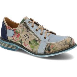 Niebieskie Półbuty Maciejka Wygodne Buty Damskie. Niebieskie półbuty wsuwane Maciejka, bez wzorów, biznesowe, bez obcasa, na płaskiej podeszwie. Za 269.00 zł.
