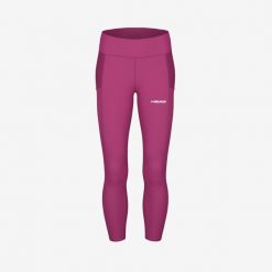 Legginsy damskie Tech Tights. Czerwone legginsy Head, bez wzorów, sportowe. W wyprzedaży za 238.00 zł.