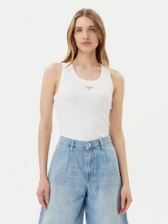 JOOP! Jeans Top 30046103 Biały Slim Fit. Białe topy Joop! Jeans, xxs, bez wzorów, z bawełny, bez kołnierzyka, bez ramiączek. Za 129.99 zł.