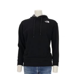 Second life - Bluza z kapturem damska The North Face czarna - Jak nowy. Czarne bluzy The North Face, l, bez wzorów, z materiału, sportowe, bez ramiączek, z kapturem. Za 76.64 zł.