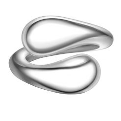 Yokoamii Pierscionek z metalowego stopu w srebrze Pierścionki 1 ct Damski. Szare pierścionki Yokoamii, metalowe. Za 159.99 zł.