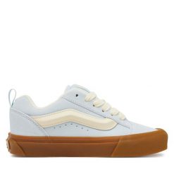 Tenisówki Vans. Niebieskie trampki Vans, bez wzorów, bez zapięcia. Za 259.99 zł.