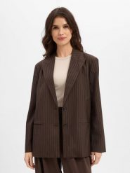 JJXX marynarka oversize Kobiety brązowy, XL. Brązowe marynarki i żakiety JJXX, xl, bez wzorów, biznesowe, bez ramiączek. Za 399.95 zł.
