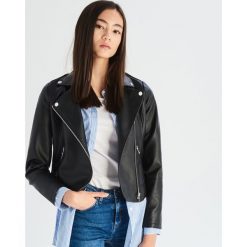 Kurtka biker - Srebrny. Kurtki marki Sinsay. Za 79.99 zł.