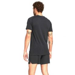 Wilson Series Seamless Crew 2.0 T-shirt. Czarne t-shirty Wilson, bez wzorów, sportowe, bez kołnierzyka, bez ramiączek. Za 322.50 zł.