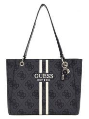 Guess Shopper bag w kolorze antracytowym - 37 x 26 x 10 cm rozmiar: onesize. Czarne shopper bag Guess, z aplikacjami, na ramię, bez dodatków. Za 509.89 zł.
