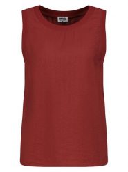 Sublevel Top w kolorze bordowym rozmiar: M. Czerwone topy Sublevel, m, bez wzorów, bez kołnierzyka, bez ramiączek. Za 43.99 zł.