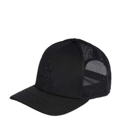 Czapka z daszkiem Mercedes - AMG Petronas Formula 1 Team Night. Czarne czapki z daszkiem adidas, bez wzorów, z elastanu, eleganckie. Za 199.00 zł.