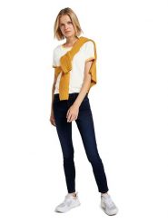 Tom Tailor Dżinsy - Slim fit - w kolorze granatowym rozmiar: XS/L32. Niebieskie jeansy Tom Tailor, l, bez wzorów, klasyczne. Za 61.46 zł.