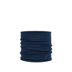 Komin wielofunkcyjny z wełny merynosów Buff Merino Heavyweight. Niebieskie szaliki i kominy Buff, bez wzorów, z wełny, sportowe. Za 169.90 zł.