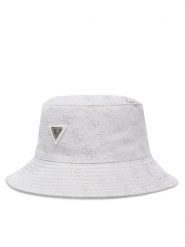 Guess Kapelusz V5GZ04 WH492 Biały. Białe kapelusze Guess, z aplikacjami, z materiału. Za 229.99 zł.