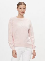 Tommy Hilfiger Bluza Flag Script WW0WW41758 Różowy Regular Fit. Czerwone bluzy Tommy Hilfiger, xxl, bez wzorów, z bawełny, bez ramiączek, bez kaptura. Za 359.99 zł.