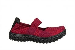 Półbuty Rock Over Deep Bordo 032037, Czerwony, Materiał - 39. Czerwone buty sportowe lifestyle Rock Spring, na lato, bez wzorów, z materiału, rockowe, bez obcasa. W wyprzedaży za 164.99 zł.