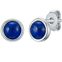 Rafaela Donata Kolczyki z Srebro wysokiej próby w Srebrny 1 ct Damski. Szare kolczyki Rafaela Donata, z lazurytem, srebrne. Za 189.99 zł.