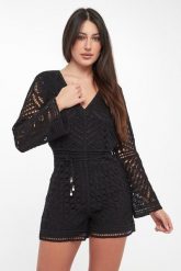 Kombinezon damski koronkowy TWINSET U&B. Kombinezony Twinset U&B, s, bez wzorów, z koronki, bez kołnierzyka, bez ramiączek. Za 1,249.00 zł.