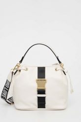 Love Moschino torebka kolor beżowy. Brązowe torebki klasyczne Love Moschino, bez wzorów, bez dodatków. Za 989.99 zł.