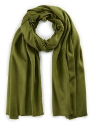 Codello Szal w kolorze khaki - 180 x 65 cm rozmiar: onesize. Brązowe szaliki i kominy Codello, bez wzorów, z materiału. Za 96.60 zł.
