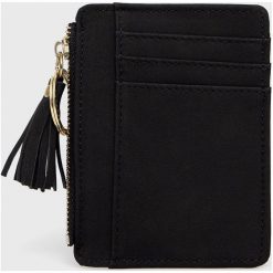 Answear Lab portfel damski kolor czarny. Czarne portfele Answear Lab, bez wzorów, z materiału. Za 49.99 zł.