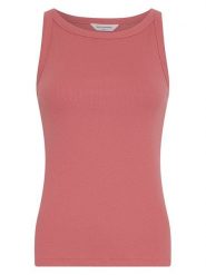 MOSS COPENHAGEN Top "Gubbe" w kolorze jagodowym rozmiar: M/L. Czerwone topy Moss Copenhagen, l, bez wzorów, bez kołnierzyka, bez ramiączek. Za 98.95 zł.