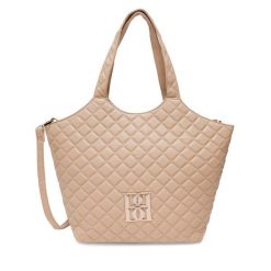 Torebka Badura. Brązowe shopper bag Badura, bez wzorów, bez dodatków. Za 249.99 zł.