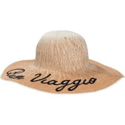 Kapelusz słomkowy bonprix beżowo-czarny. Kapelusze marki bonprix. Za 34.99 zł.