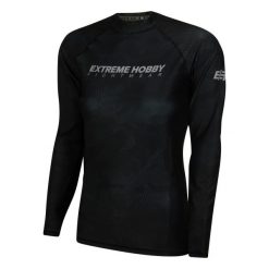 Koszulka Sportowa Rashguard damski MMA EXTREME HOBBY HAVOC. Czarne t-shirty sportowe EXTREME HOBBY, xs, bez wzorów, z bawełny, bez ramiączek, do biegania. Za 209.00 zł.