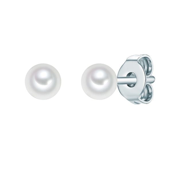 Trilani Kolczyki Srebro wysokiej próby Srebrny 1 ct Damski. Szare kolczyki Trilani, z perłą, srebrne. Za 159.99 zł.