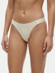 Guess Stringi O6GE05 KE831 Biały. Białe stringi Guess, z aplikacjami. Za 89.99 zł.