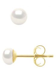 Pearl Addict Kolczyki-wkrętki w kolorze białym z perłami rozmiar: onesize. Białe kolczyki Pearl Addict, z perłą, złote. Za 223.99 zł.