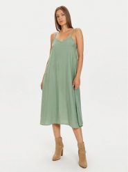Vero Moda Sukienka letnia Josie 10303398 Zielony Regular Fit. Zielone sukienki Vero Moda, xs, bez wzorów, z wiskozy, bez kołnierzyka, bez ramiączek. Za 79.99 zł.
