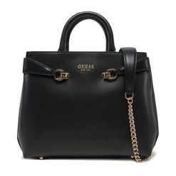Torebka Guess. Czarne torebki klasyczne Guess, z aplikacjami, bez dodatków. Za 439.99 zł.