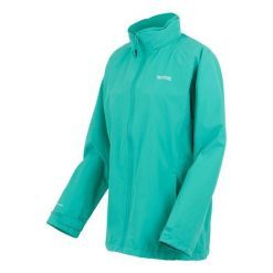 Kurtka Wodoodporna Damska Daysha II. Niebieskie kurtki przeciwdeszczowe Regatta, s, bez wzorów, z elastanu, z kapturem, trekkingowe. Za 246.99 zł.