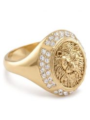 Guess Pierścionek JUBR06 192JW Złoty. Żółte pierścionki Guess, metalowe. Za 294.99 zł.