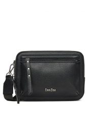 DeeZee Torebka DZE-S-012-07 Czarny. Czarne listonoszki DeeZee, bez wzorów, ze skóry, bez dodatków. Za 129.99 zł.