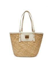 PINKO Torebka Love Summer Basket PE 25 PLTT 103324 A1RL Beżowy. Brązowe torebki klasyczne Pinko, bez wzorów, z tworzywa sztucznego, bez dodatków. Za 1,519.00 zł.