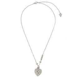 Naszyjnik Guess. Szare naszyjniki Guess, srebrne. Za 199.99 zł.