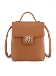 Nine West Plecak LX20006 Brązowy. Brązowe plecaki Nine West, bez wzorów, z tworzywa sztucznego, bez dodatków. Za 229.99 zł.