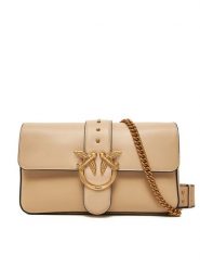 PINKO Torebka Love One Classic Fl 104524 A0QO C50Q Beżowy. Brązowe listonoszki Pinko, bez wzorów, ze skóry, bez dodatków. Za 1,579.00 zł.