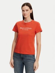 Marc O'Polo T-Shirt 502 2293 51055 Czerwony Regular Fit. Czerwone t-shirty Marc O'Polo, m, bez wzorów, z bawełny, bez kołnierzyka, bez ramiączek. Za 79.99 zł.