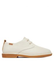 Pikolinos Półbuty Noia W5W-4535 Biały. Białe półbuty wsuwane Pikolinos, bez wzorów, ze skóry, bez obcasa, na płaskiej podeszwie. Za 599.99 zł.