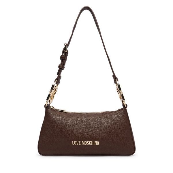 Torebka LOVE MOSCHINO. Brązowe torebki klasyczne Love Moschino, bez wzorów, klasyczne, bez dodatków. Za 734.99 zł.