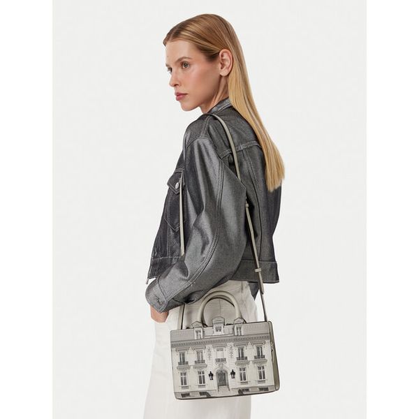 Torebka KARL LAGERFELD. Szare torebki klasyczne KARL LAGERFELD, bez wzorów, bez dodatków. Za 1,299.00 zł.