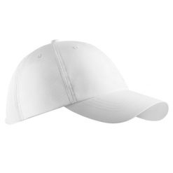 Czapka z daszkiem do golfa Inesis WW500. Białe czapki z daszkiem INESIS, bez wzorów, z materiału, sportowe. Za 29.99 zł.