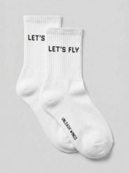 Skarpetki damskie WINGS UNLEASH WHITE. Białe skarpetki Wings, bez wzorów, z bawełny. Za 22.90 zł.