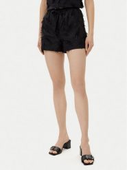 Silvian Heach Szorty materiałowe Clesti GPP25334SH Czarny Regular Fit. Czarne szorty Silvian Heach, bez wzorów, z bawełny. Za 449.99 zł.