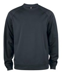 Clique Basic Active Bluza z Okrągłym Dekoltem Poliester – black. Czarne bluzy CLIQUE, s, bez wzorów, z poliesteru, bez kaptura. Za 162.59 zł.