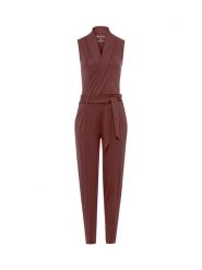 Les Lunes Kombinezon "Stella" w kolorze brązowym rozmiar: XS. Brązowe kombinezony Les Lunes, xs, bez wzorów, z tkaniny, bez kołnierzyka, bez ramiączek. Za 217.99 zł.