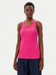 Liu Jo Top WA5367 J0295 Różowy Regular Fit. Czerwone topy Liu Jo, xs, bez wzorów, z bawełny, bez kołnierzyka, bez ramiączek. Za 239.99 zł.